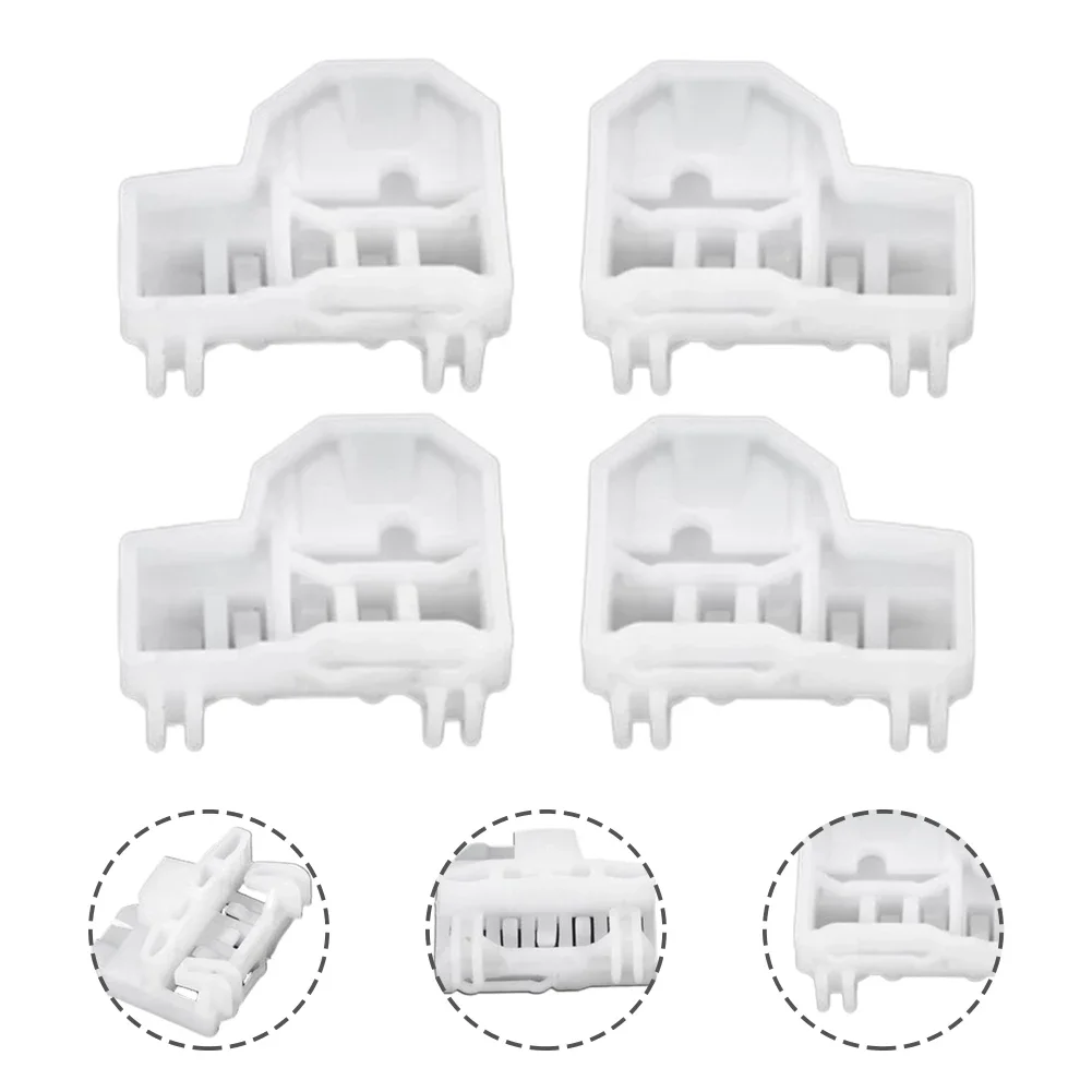 4pcs Left And Right Window Regulator Repair Kit Glass Holder Front Clamp For Passat 1996-2005 Repair Clips