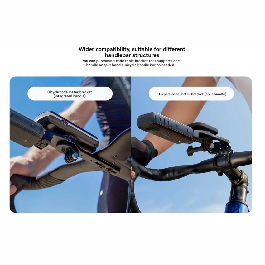 ​For Insta360 X4/X3/X2/go3s/go3/ACE PRO One- Piece Handle/Split Handle Bicycle Code Meter Holder Set