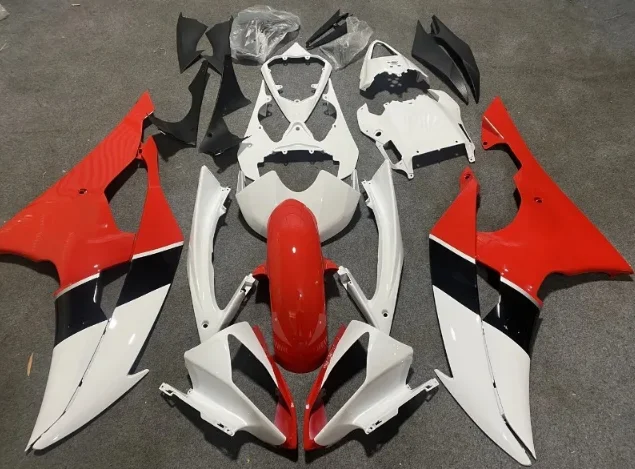 4Gifts New ABS Motorcycle Full Fairings Kit Fit For YAMAHA R6 2008-2016 Bodywork Set Custom Red White