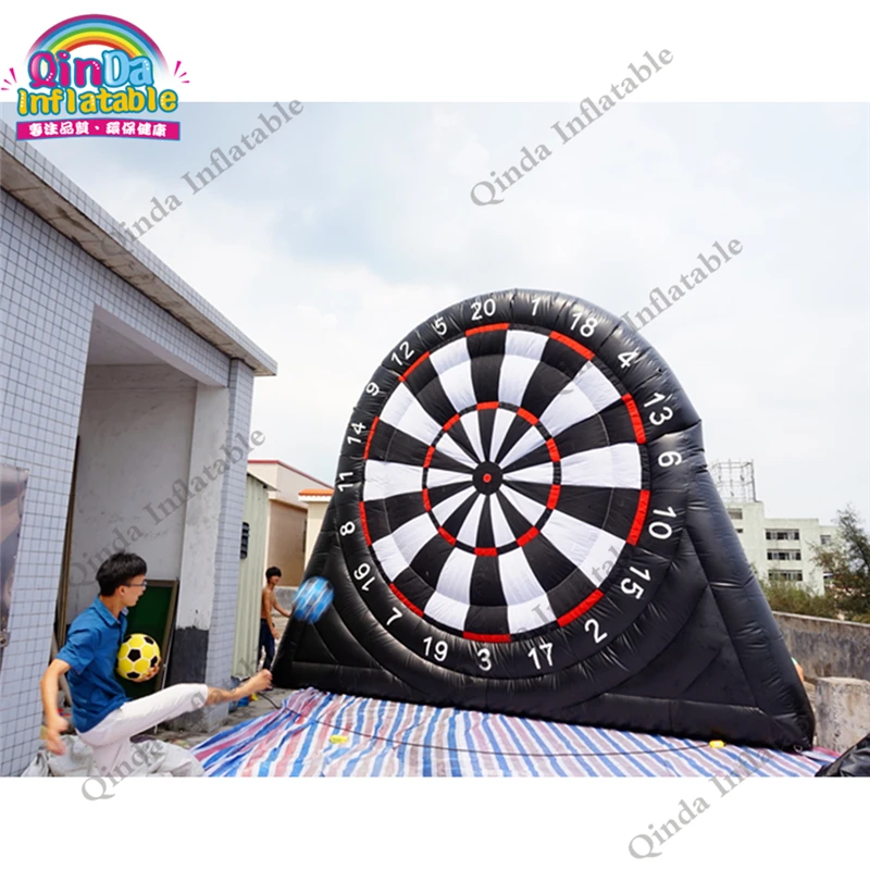 Wholesale Dart Supply 13 Ft Inflatable Foot Darts For Sale ,inflatable Soccer Dart Board Game With Sticky Football