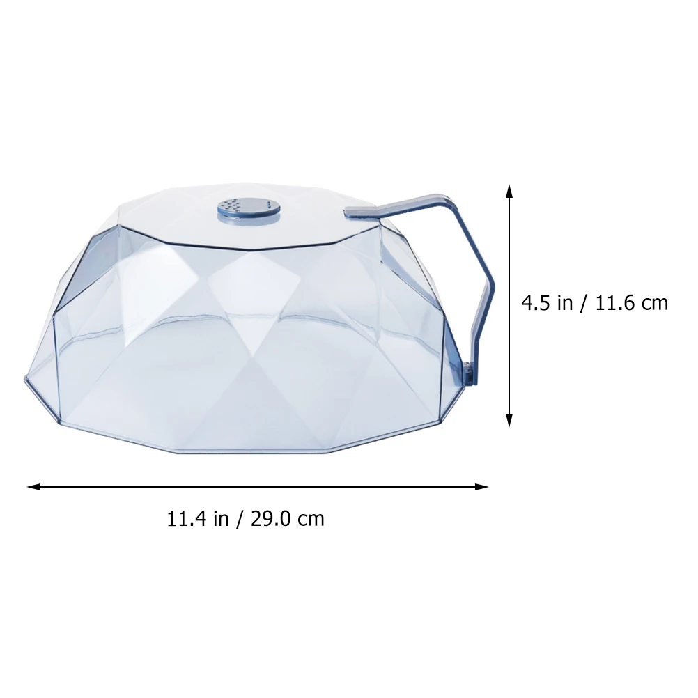 أغطية طعام للميكروويف، واقي من الرش، غطاء زجاجي مقاوم للزيت، لوحة زجاجية للكمبيوتر الشخصي ABS تمنع التدهور والبقاء على البارد