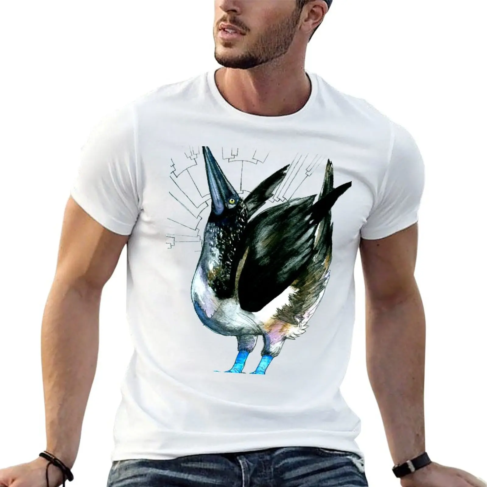 

Blue Footed Booby T-Shirt t shirts for man pack white man t shirts cotton T-Shirt
