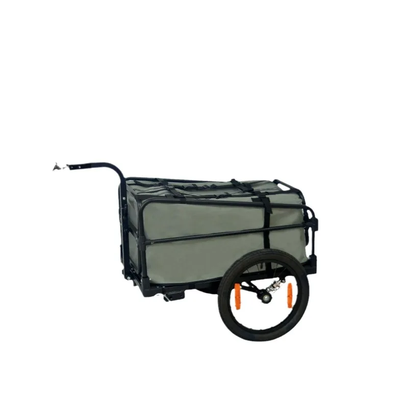 

Aluminum alloy electric vehicle bicycle hand pull three-in-one outdoor folding car