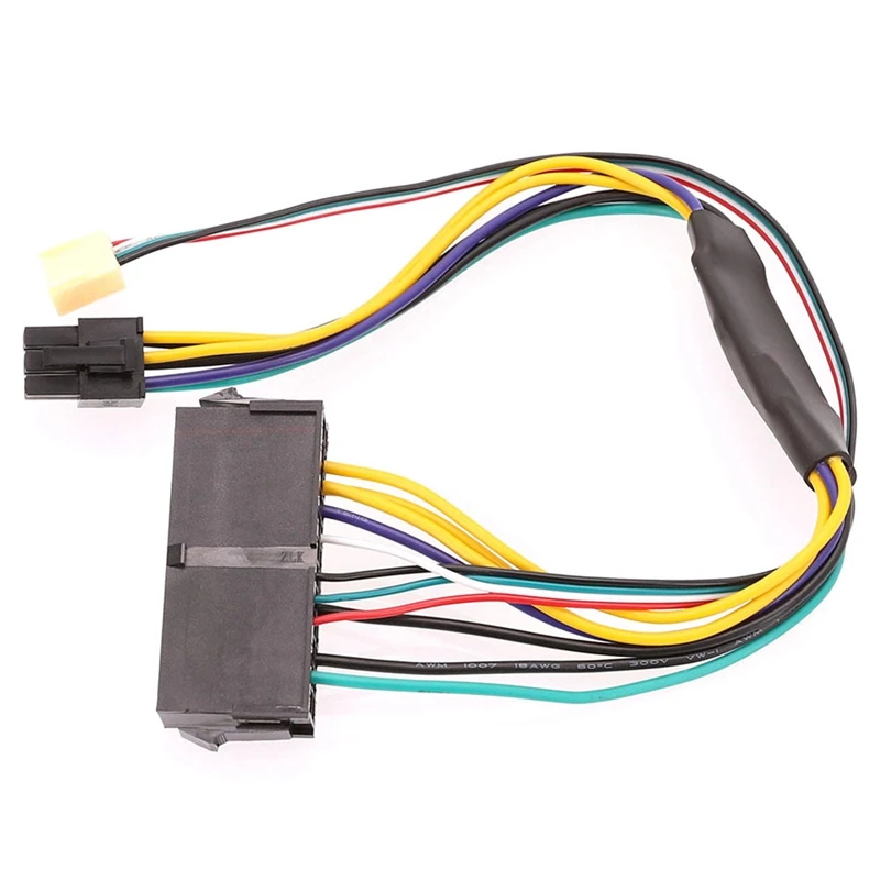 24P To 6P ATX PSU 6P Power Cable For HP Z230 Z220 SFF Workstation Motherboard 30CM