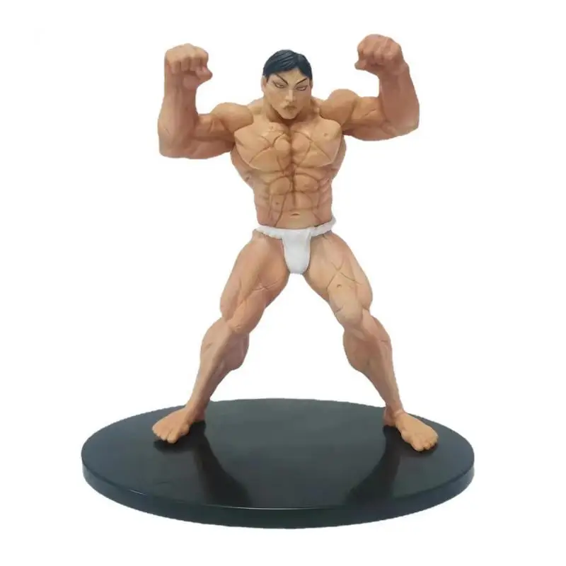 Baki 18cm Muscle Kaoru Hanayama Figure Collection Model Pvc Doll Gift Combat Anime Desktop Ornament Toy