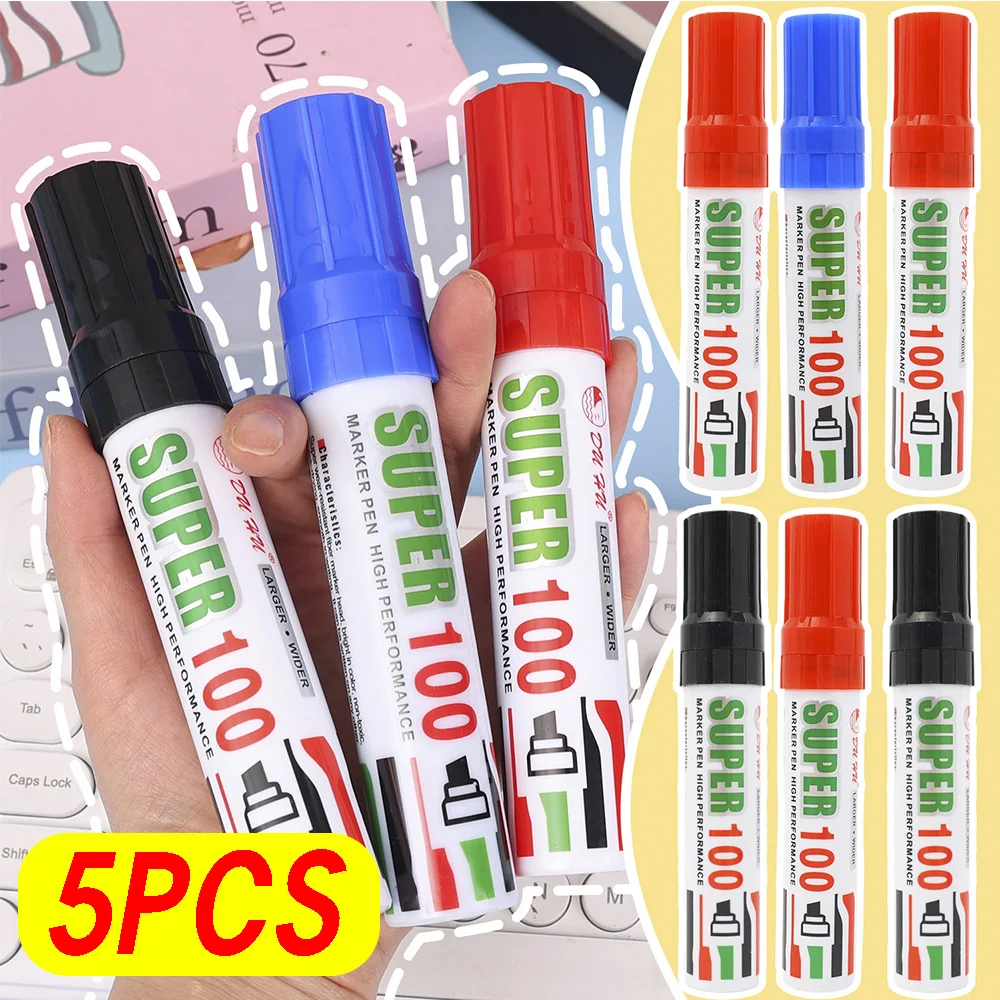 

1/3/5Pcs Jumbo Marker Pens Extra Wide Marker Pens for Privacy Secret Address Protector Identity Theft Identification Protection