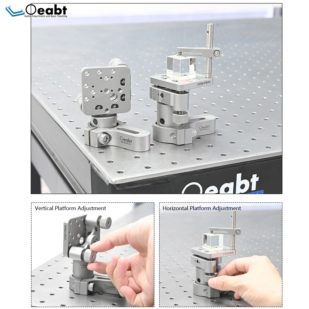 VOM-PB45 Low-Drift Adjustment Mount Two-Dimensional Optical Adjustment Frame Reflection Adjustment Frame Experimental Platform