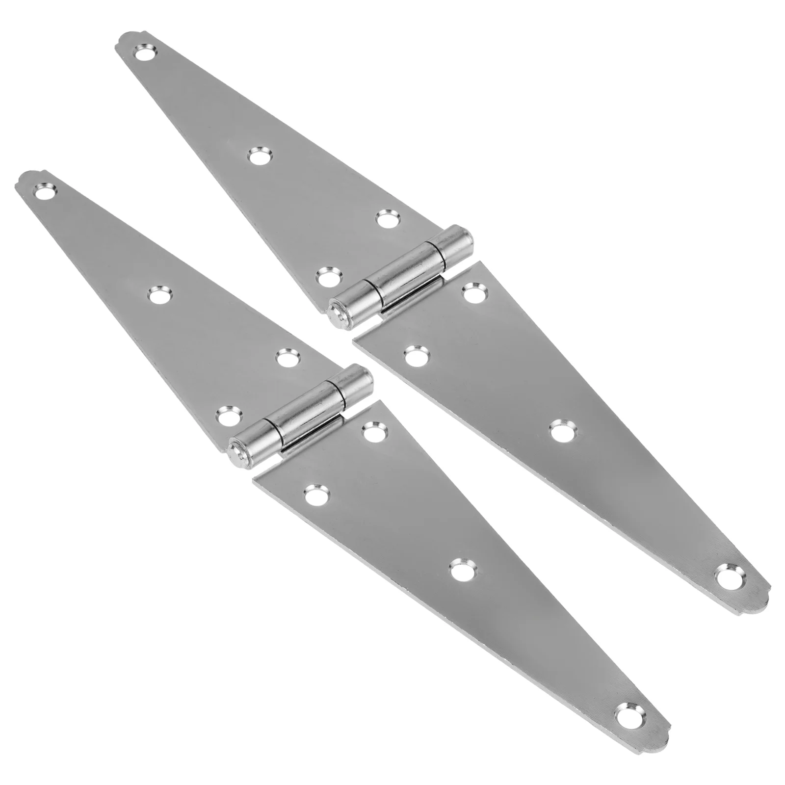 

2 Pcs Heavy Duty Door 100mm Galvanized Outdoor Strap Hinges for Gates Fences Shed Wood Hardware Barn Gate Hinges