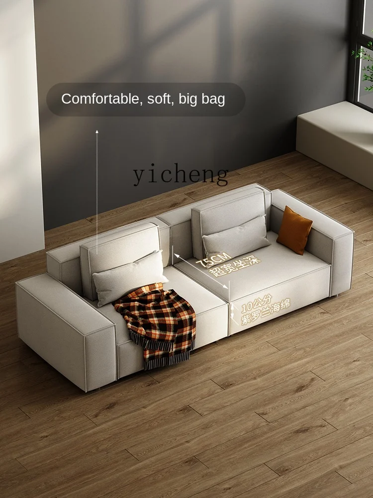 ZK Sofa Bed Foldable Dual-Use Small Apartment Living Room Multi-Functional Storage Tofu Block Sofa Bed