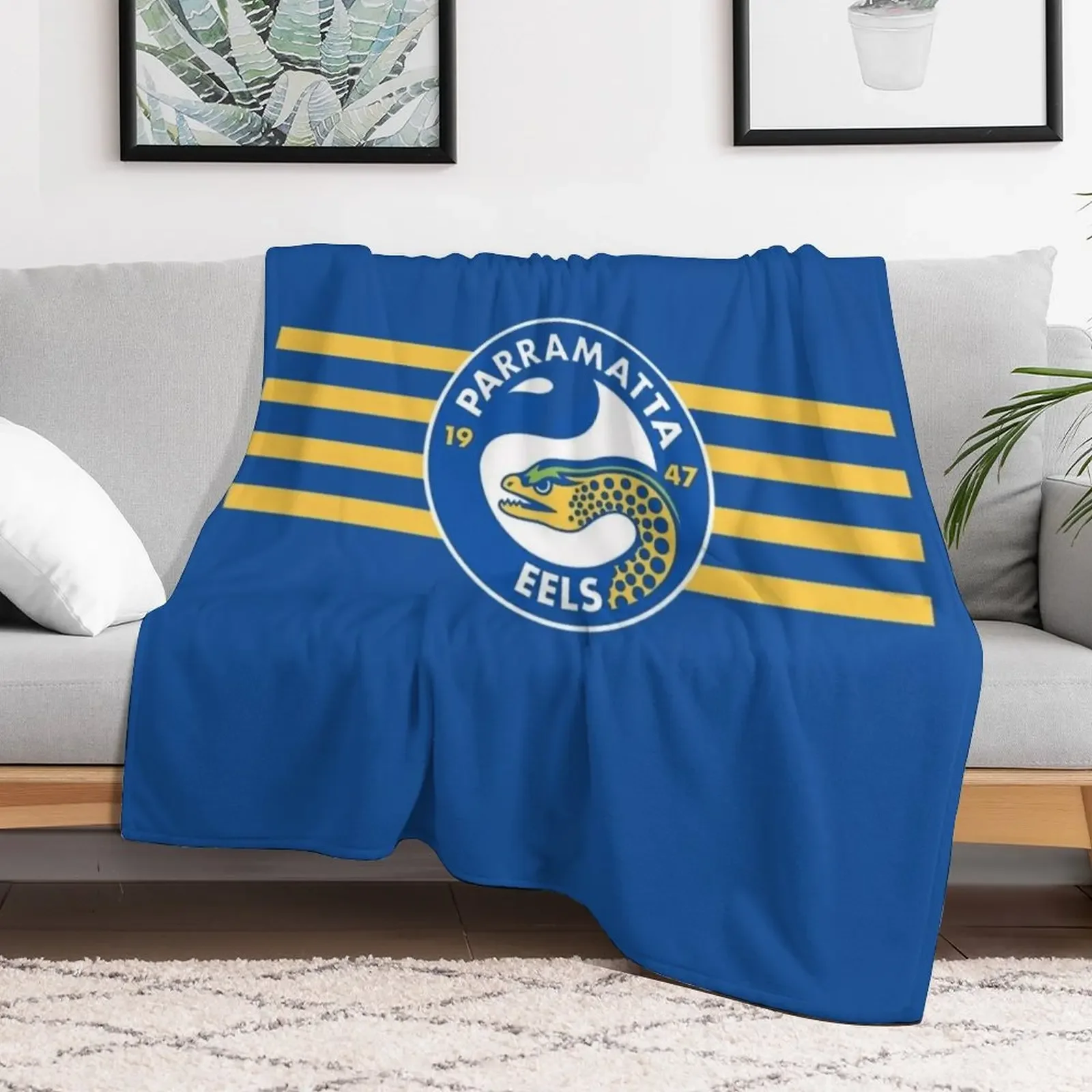 Parramatta Eels Grand Final 2022 Throw Blanket blankets and throws Personalized Gift Blankets