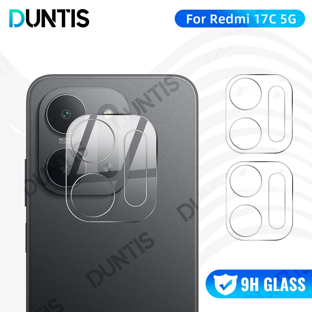 Protection d'objectif d'appareil photo pour Xiaomi Redmi 17C 5G, verre trempé pour caméra arrière, protection anti-rayures pour accessoires Redmi 17C 5G