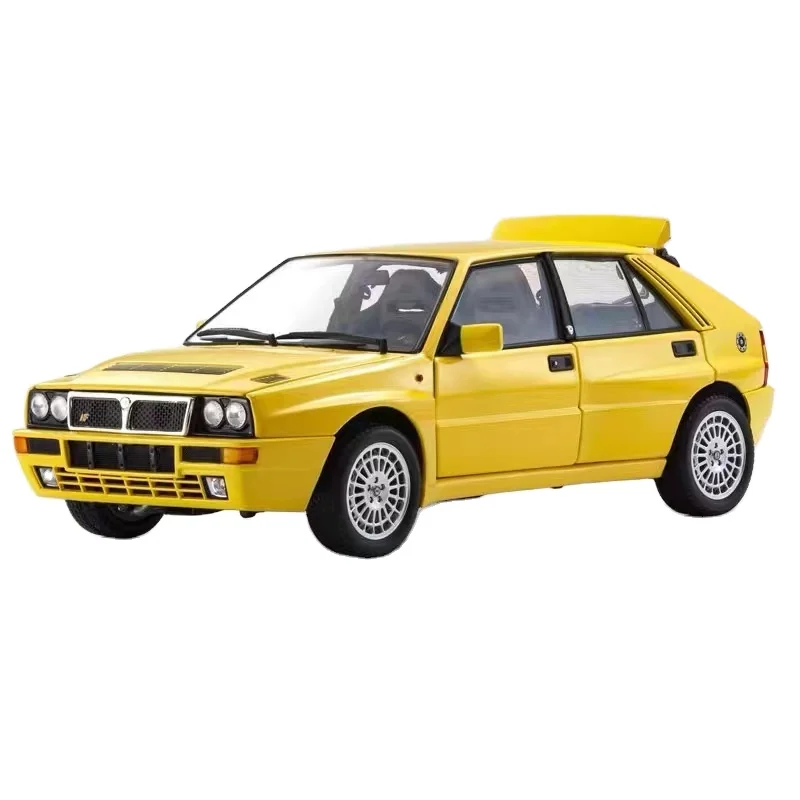 

Kyosho 1:18 Lancia Delta HF Integrale - Gialla (Yellow) Diecast Alloy Car Model Simulation Adult Collection Model Ornaments Gift