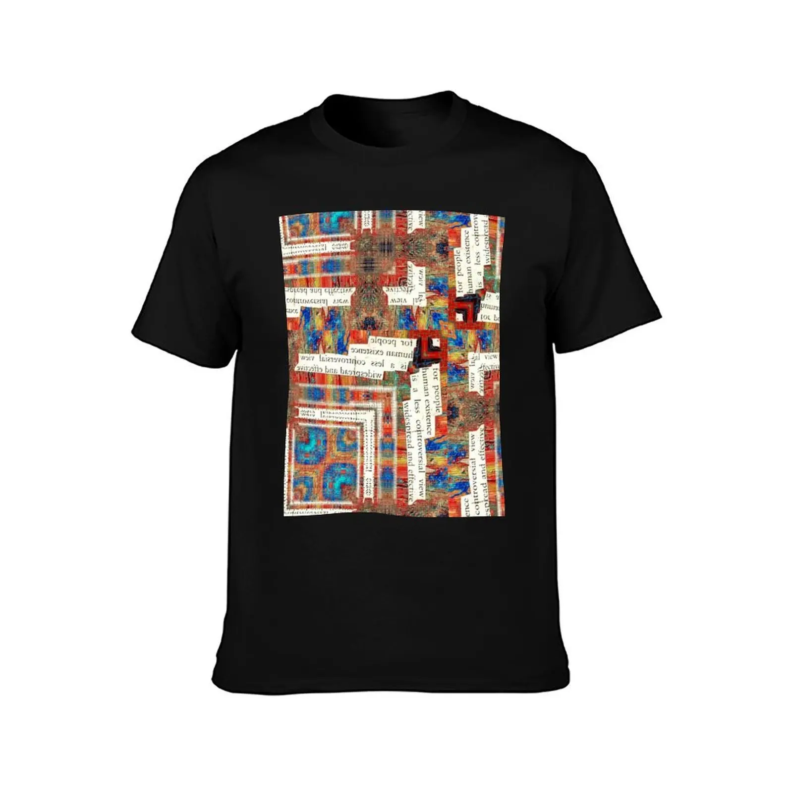 human existence squares T-Shirt anime tshirt graphic t shirt vintage quick-drying mens t shirts