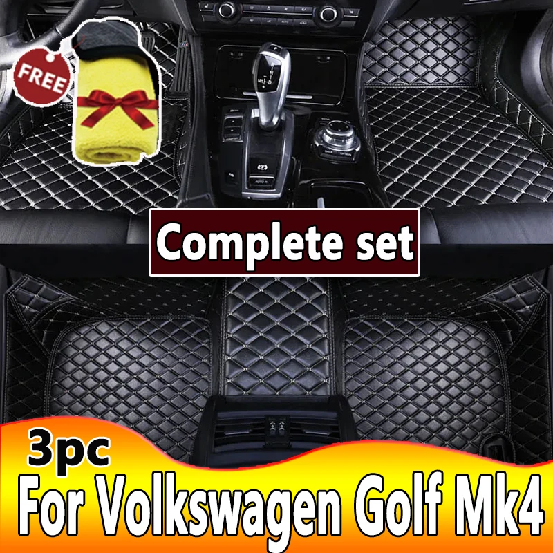 Car Floor Mat For VW Volkswagen Golf Mk4 1J TDI 1998~2003 3door Anti-dirt Car Trunk Floor Mat Dedicated Interior Car Accessories