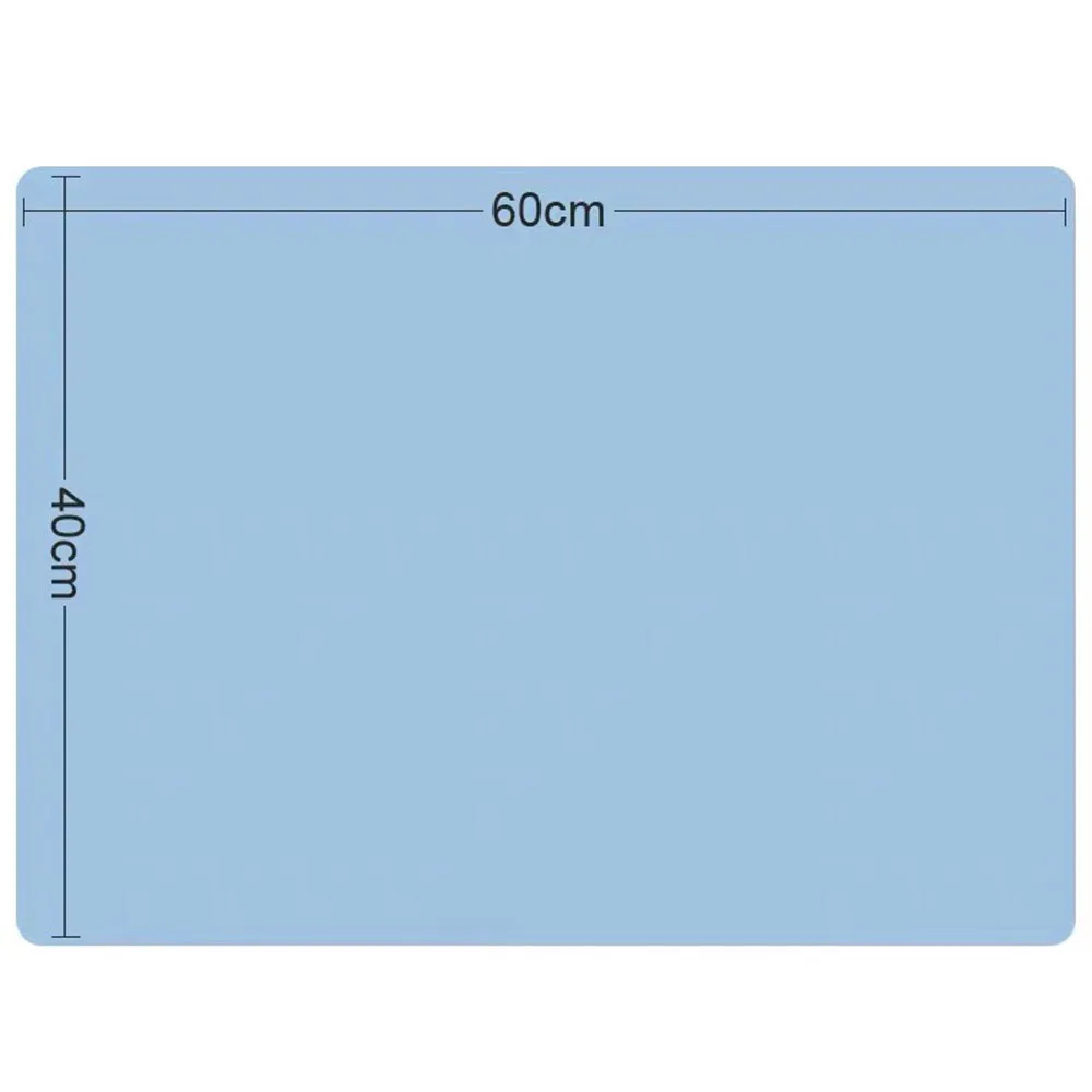 60*40cm duża silikonowa wodoodporna podkładka do stół do jadalni izolacji cieplnej mata antypoślizgowa podkładka zastawa stołowa do kuchni zmywalna