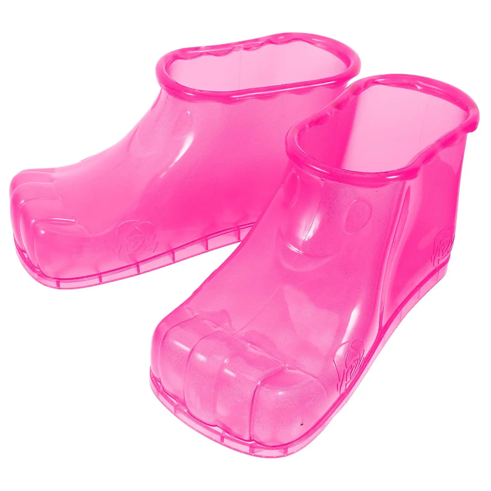 

Foot Soaker Shoes Spa Boot PVC Tub for Home Use Foot Bath Scrubber Rosy Feet Soaking Massage Tool Accessories Relaxation