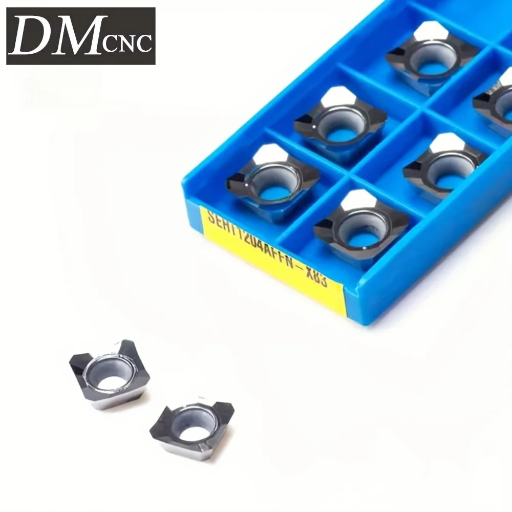 

10 шт. твердосплавные вставки SEHT1204AFFN-X83 | Инструменты для наружной обработки канавок | AlCrN с покрытием | Ширина 1,2 мм