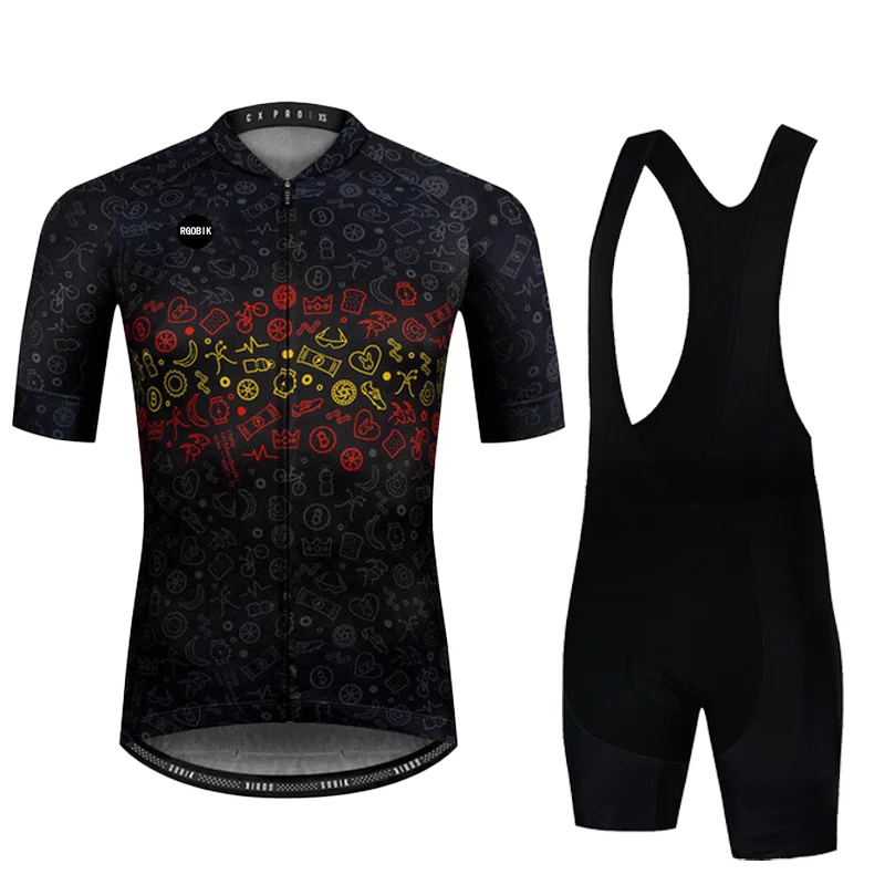 

Cycling Jersey Set Mens Summer Breathable Short Sleeve Bicycle Clothing Suit Mountain Bike Sportswear Ropa Maillot Ciclismo