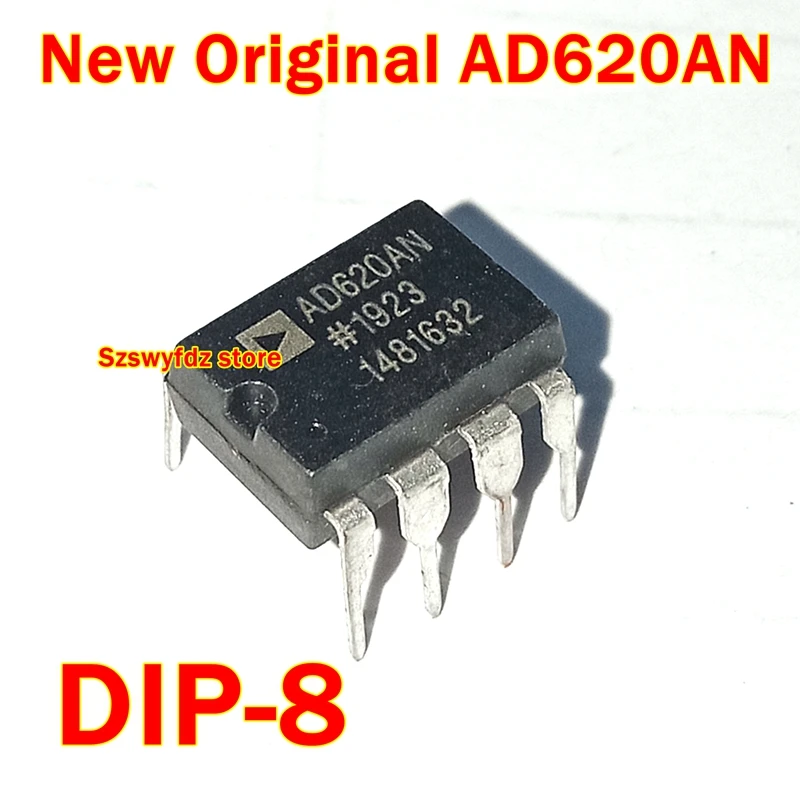 

1pcs to 50pcs AD620AN AD620 DIP-8 New Original Low Cost, Low Power Instrumentation Amplifier