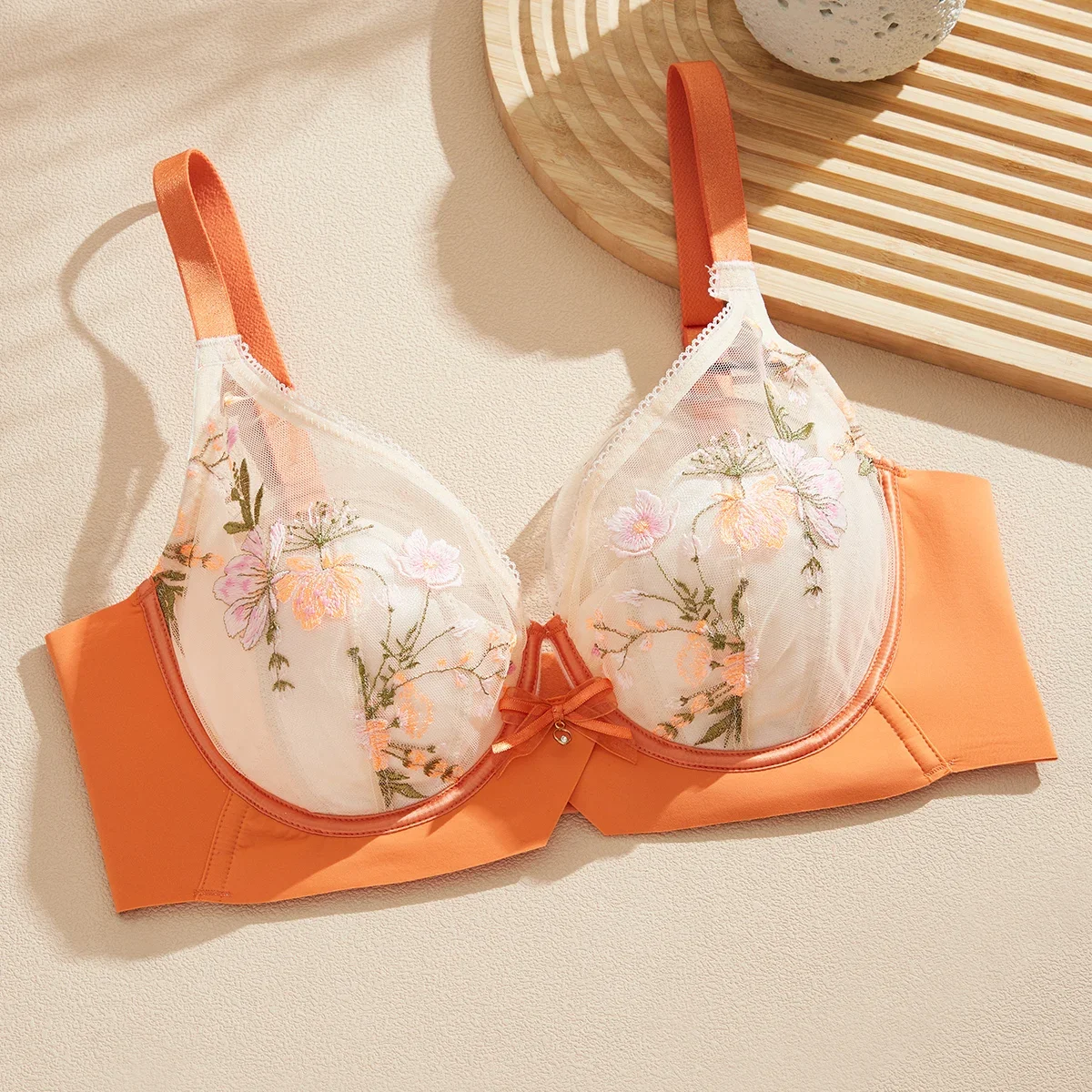 مثير المطرزة الدانتيل الصدرية للنساء 3/4 كوب الدانتيل الصدرية Underwire أكواب اغراق Underwire الصدرية للاستخدام اليومي حجم كبير الصدرية