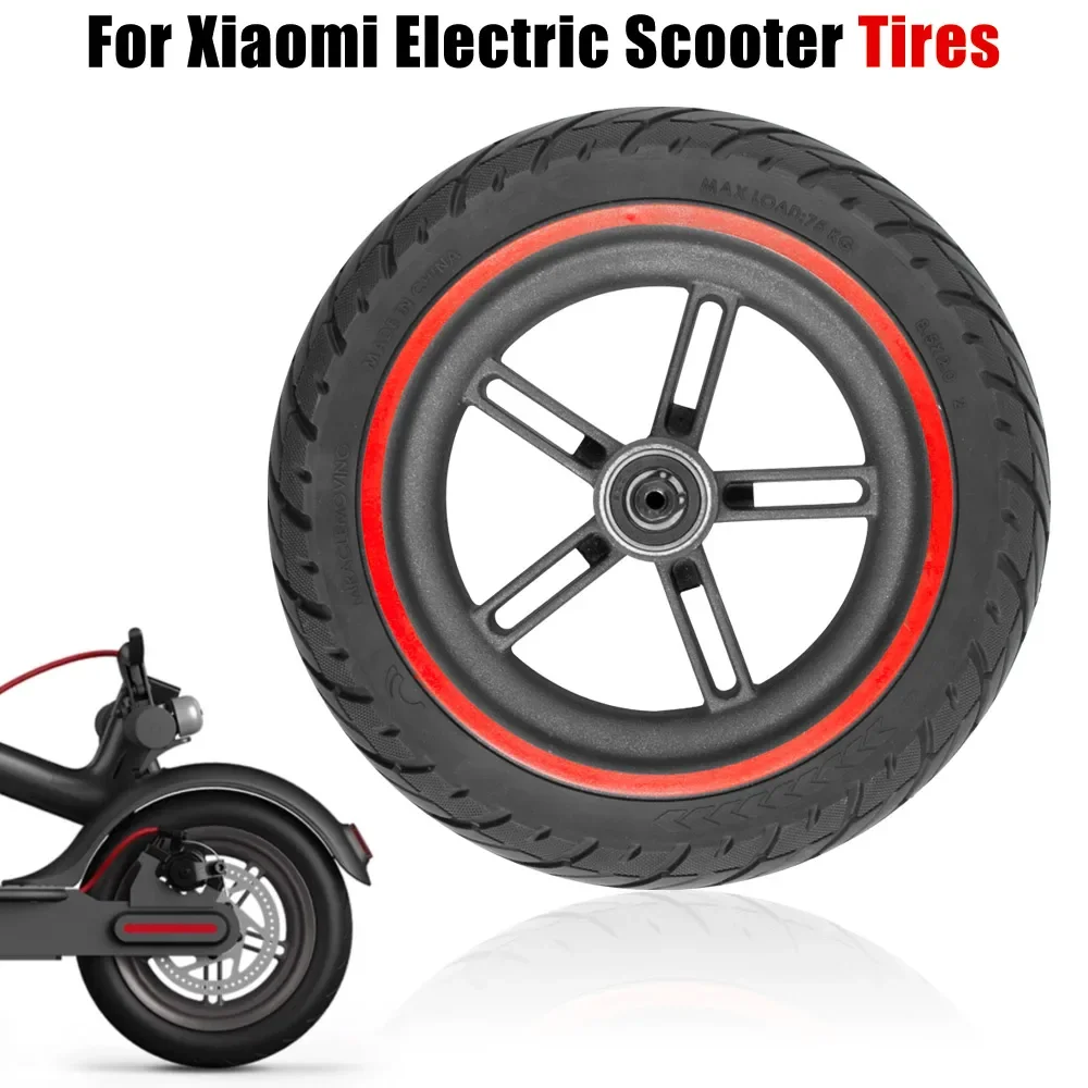 8.5 Inch Wheel Hub Tire for Xiaomi M365 Electric Scooter Tyre Accessories Explosion-Proof 8.5x2.0 Wheel Non Pneumatic Tires Part