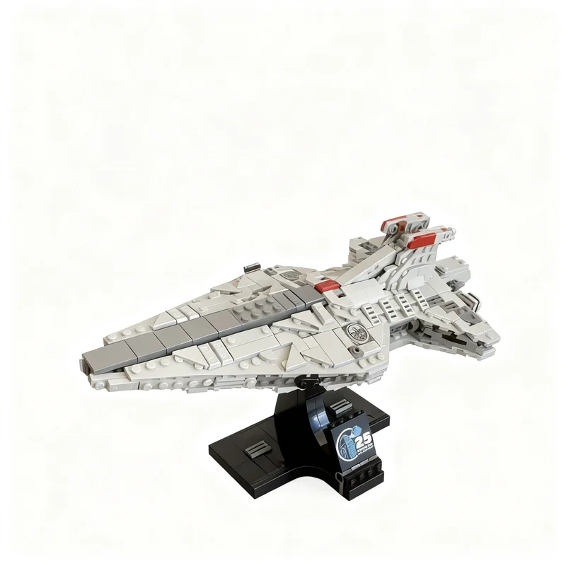660pcs MOC Venator Class StarDestroyer Midi Scale Star Battle Model Building Blocks Christmas Gifts Construction Display Brick
