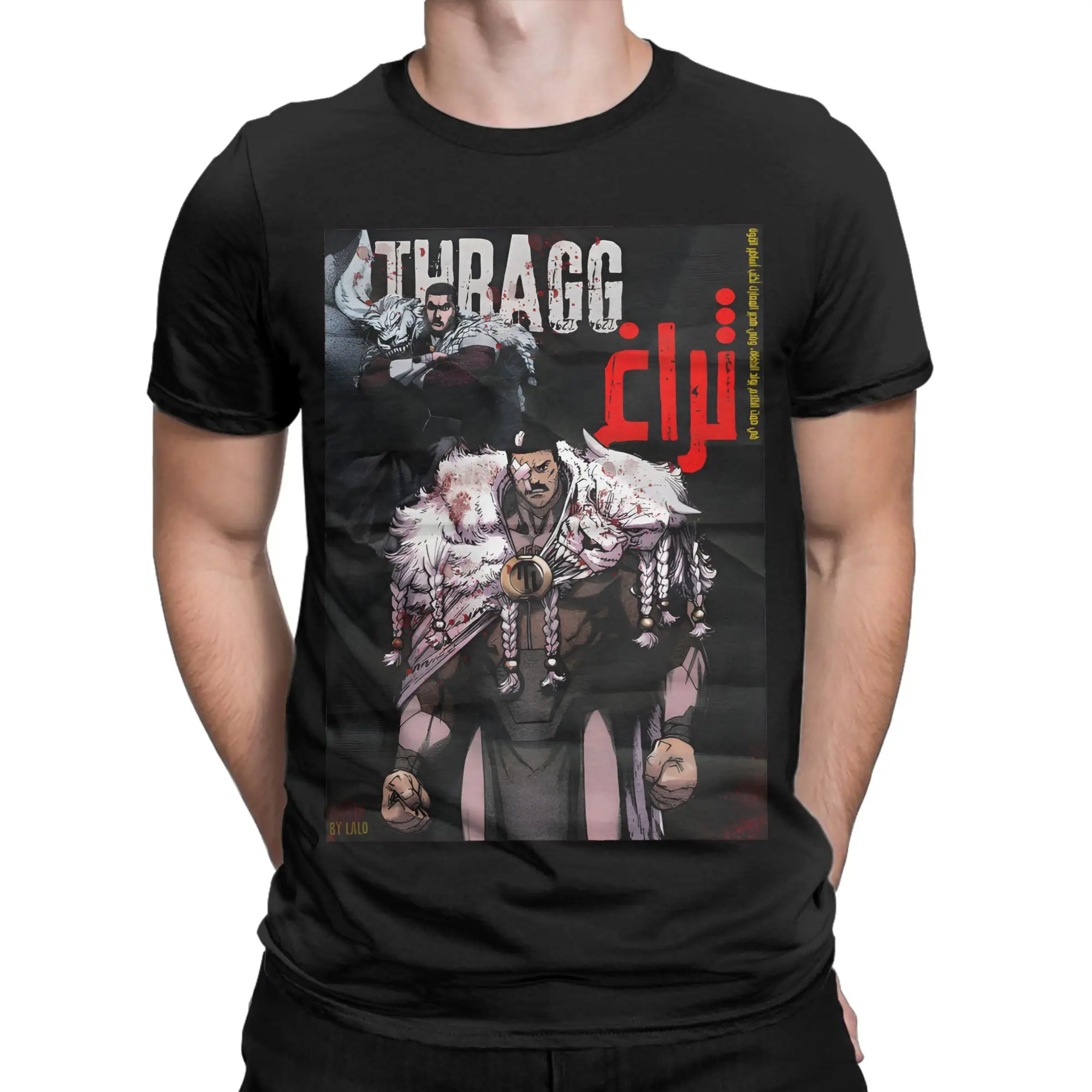 Thragg Invincible Anime Comic Poster-Viltrumite King T Shirt Summer  Awesome T-Shirts Cotton Tee Shirt For Man Casual Tees