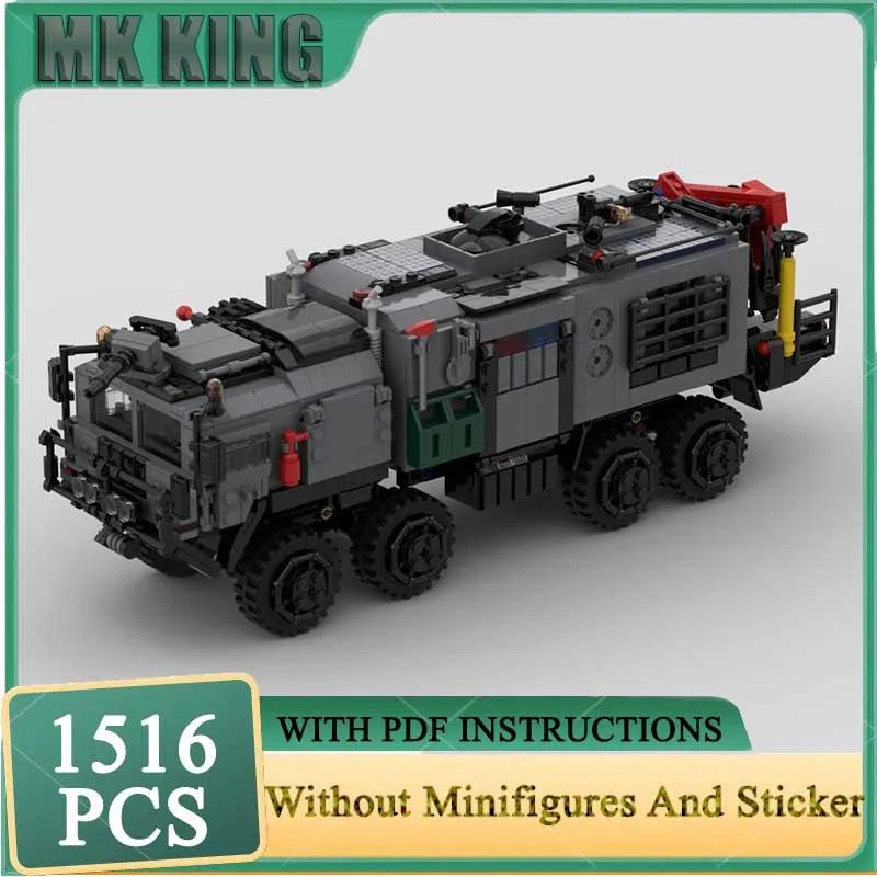 

Engineering Vehicle Moc Building Bricks Apocalypse Environment Survival Vehicle Model Technology Blocks Gift Toy DIY Assembly
