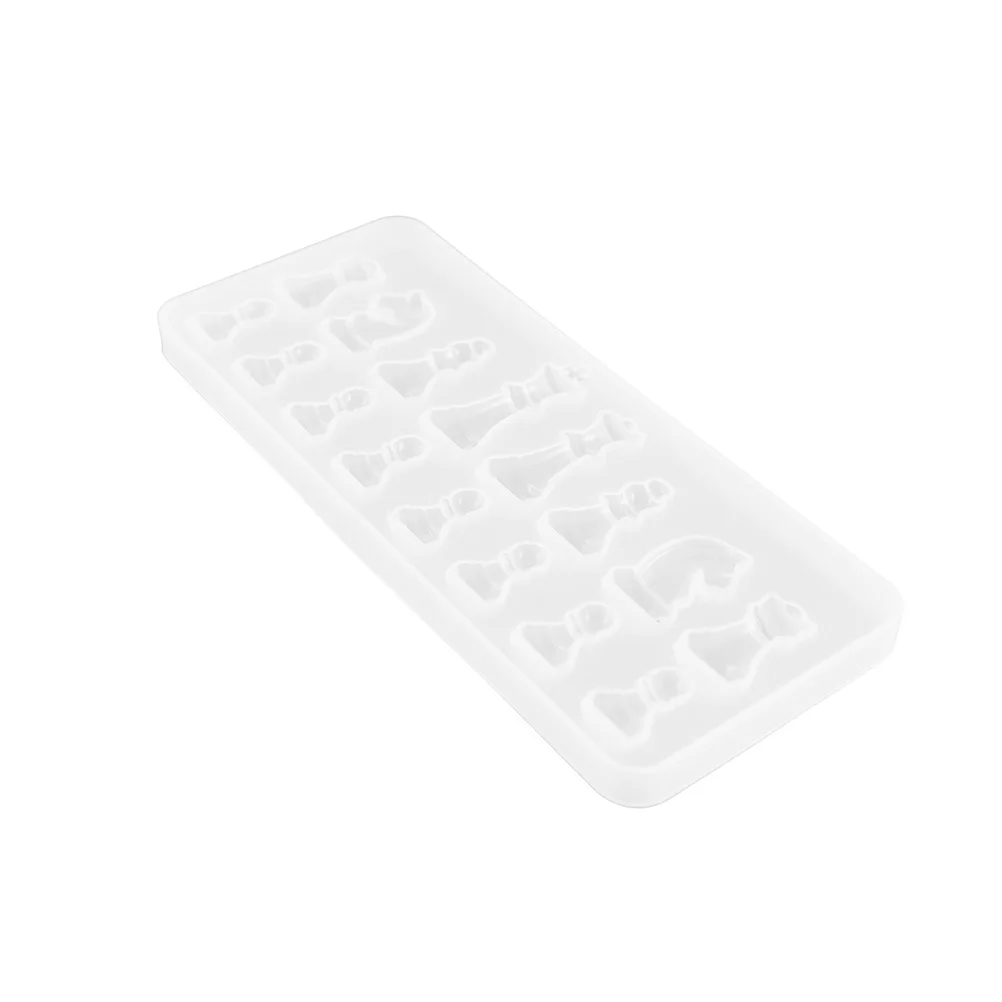 الشطرنج سيليكون الايبوكسي العفن DIY الإبداعية اليدوية الحرفية الديكور DIY بها بنفسك مشاريع صنع قالب الايبوكسي الشطرنج المقاوم