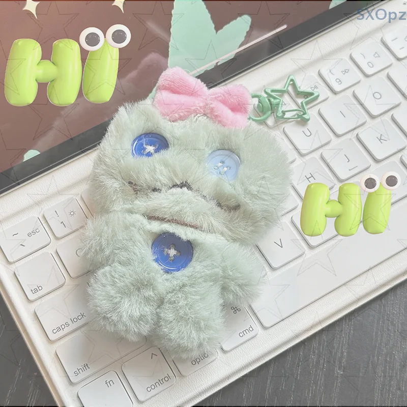 사랑스러운 만화 플러시 활 인형 소프트 펜던트; 학생을 위한 이상적인 소녀의 배낭 장식 선물