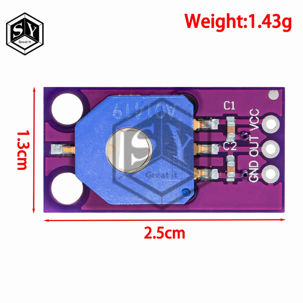 1PCS  CJMCU-103  cjmcu 103 Rotary Angle Sensor SMD Dust-Proof Angle Sensing Potentiometer Module SV01A103AEA01R00