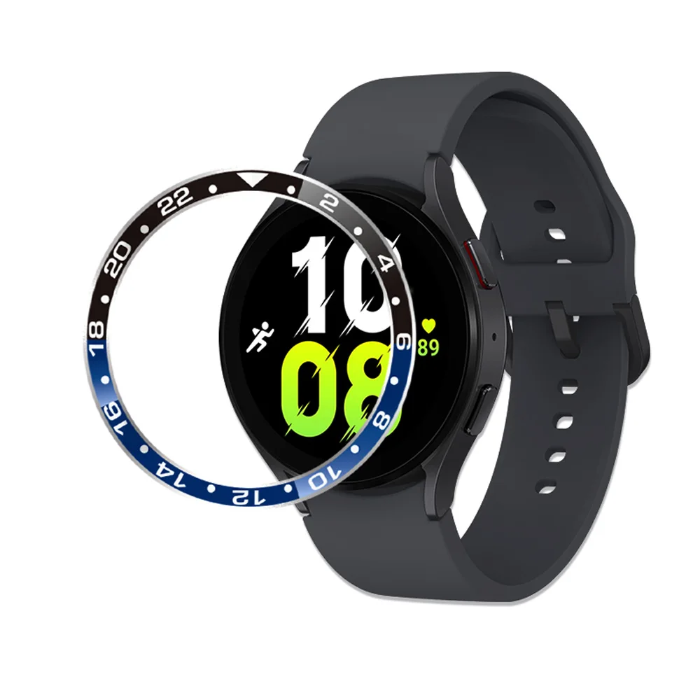 For Samsung Galaxy Watch 5 4 40mm 44mm / Watch4 classic 46mm 42mm Bezel Ring Styling Case Cover Protection Stainless Steel Bezel