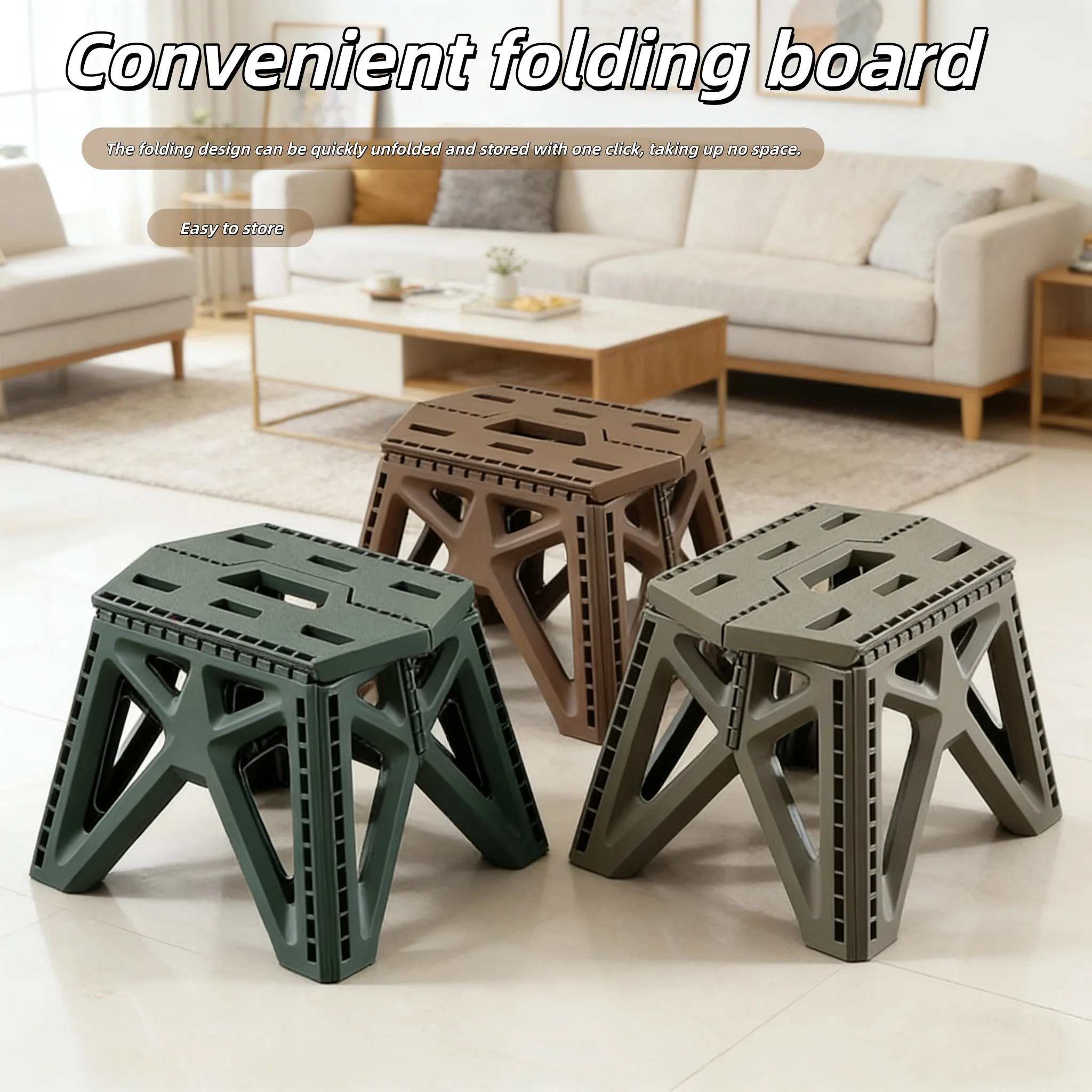 

Маленький портативный табурет для кемпинга, складной табурет, прочный стул с высокой нагрузкой, уличный пляжный табурет для рыбалки, бытовой табурет для ног