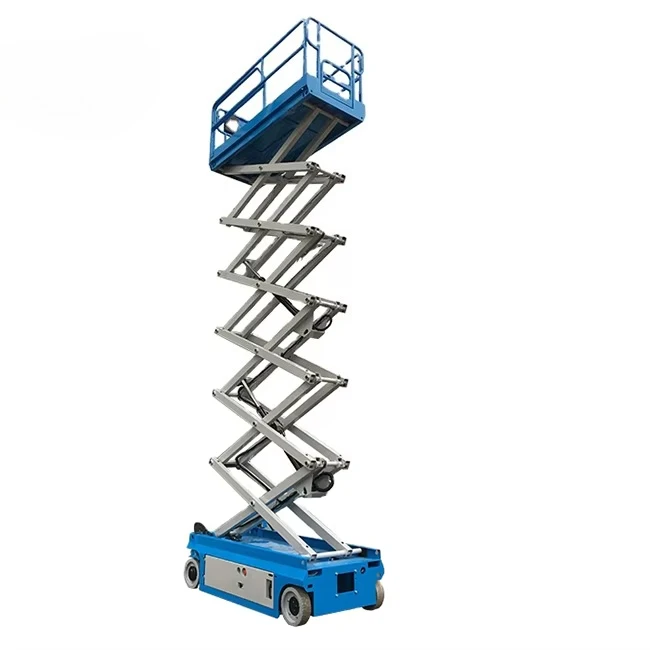 Customize 4M-14M Scissor Lift Platform 4 Wheels Mobile Scissor Lift Shandong