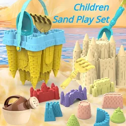 Beach Castle Bucket Play Sand Set Toys Sand Scoop Children Summer Toys Sand Toys Sand Box for Kids Outdoor Family Funny Gifts