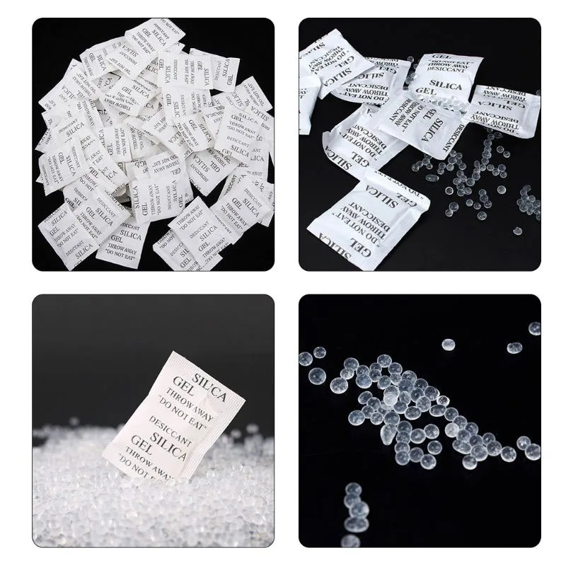 Silica Gel Desiccant Dehumidifier Sachets Desiccant Packets Safe Moisture Absorbing Drying Bulk Bags Clothes Cleaning Household