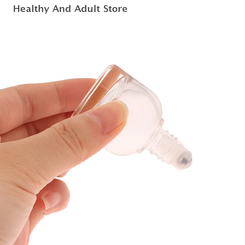 10 ミリリットルポータブル厚いガラスローラーエッセンシャルオイル香水ボトル旅行詰め替えローラーボールバイアルトラベルロールオンボトルバイアル