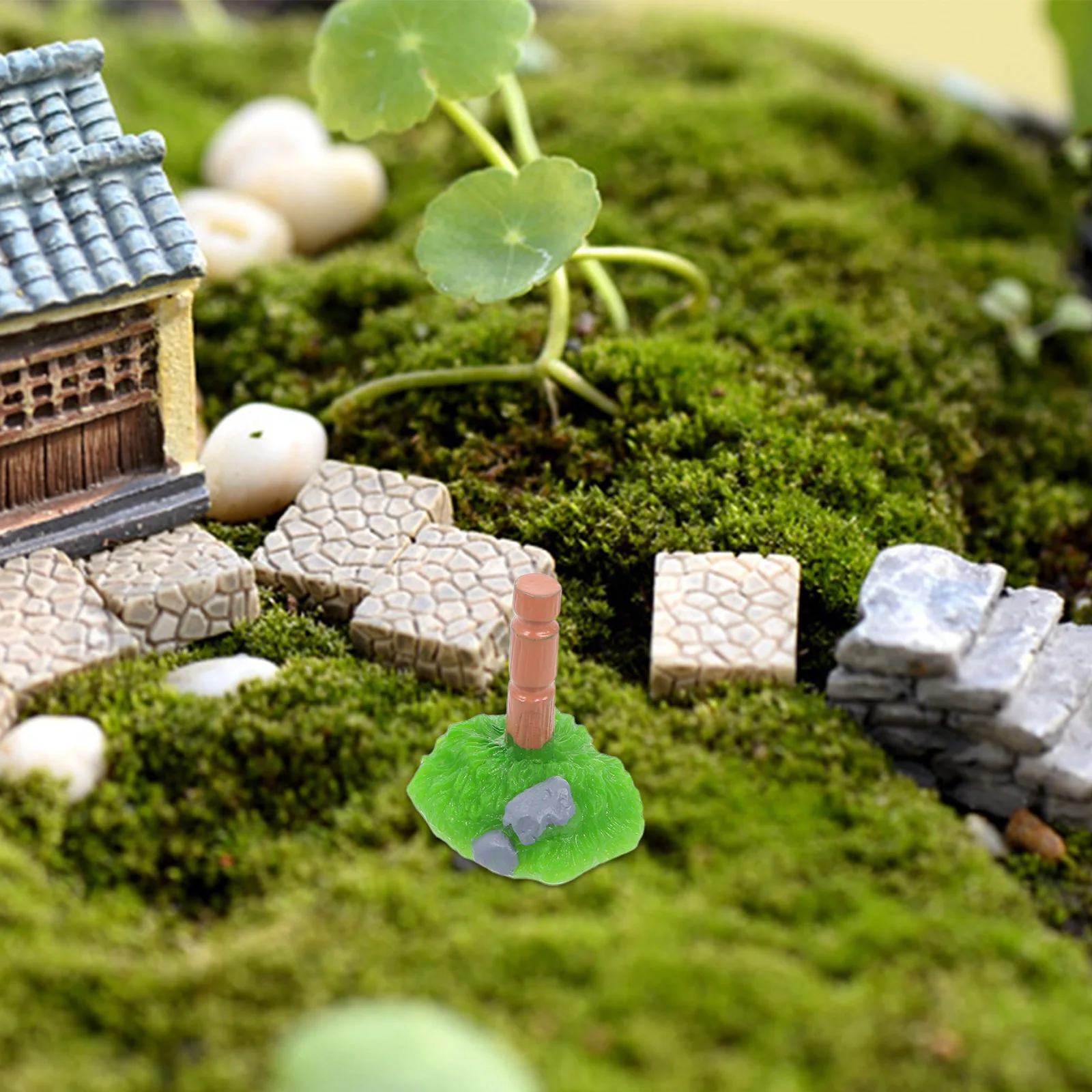 24Pcs Miniature Farm Accessories Micro Landscape Ornaments Detailed Plastic Wood Piles for DIY Farm Scene Crafting Portable Home