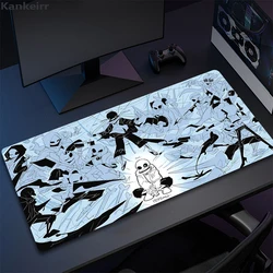 Undertale Mouse Pad animazione fai da te gioco scrivania Pad tastiera da tavolo tappetino per Mouse grande tappetino per Computer portatile tappetino da tavolo antiscivolo in gomma