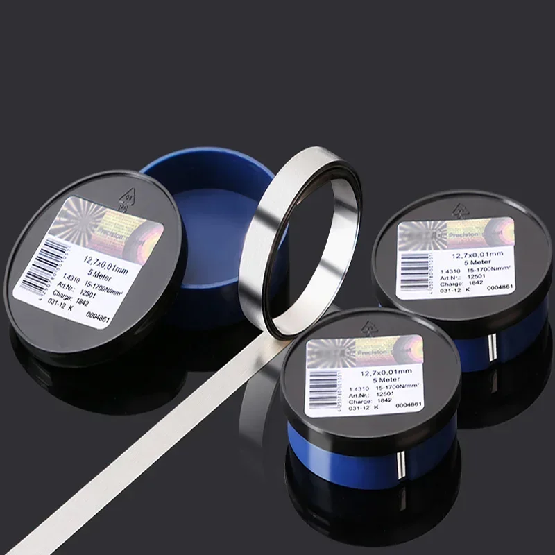 Piastra di liquidazione in acciaio inossidabile 304 ad alta precisione 0,005-1 mm Guarnizione di regolazione stampo H + S Piastra in acciaio al silicio da 12,7 mm 5 metri