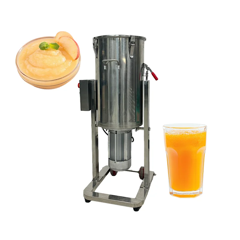 Industrial Vegetable Pulper Orange Lemon Strawberry Grape Cherry Tomato Mango Fruit Pulping Processing Machine