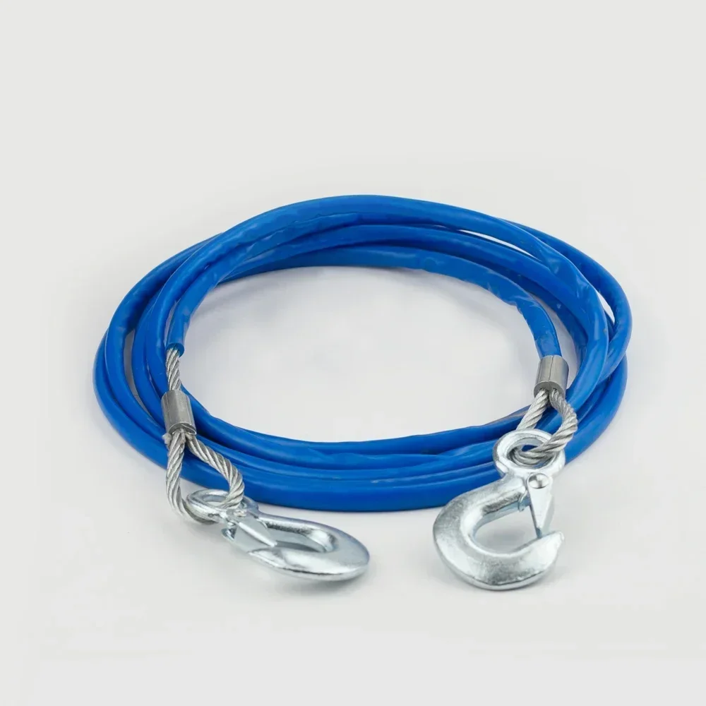 حبل سحب السيارة من أسلاك الفولاذ ، حزام السحب ، عاكس ، طوارئ لمركبات الطرق الوعرة