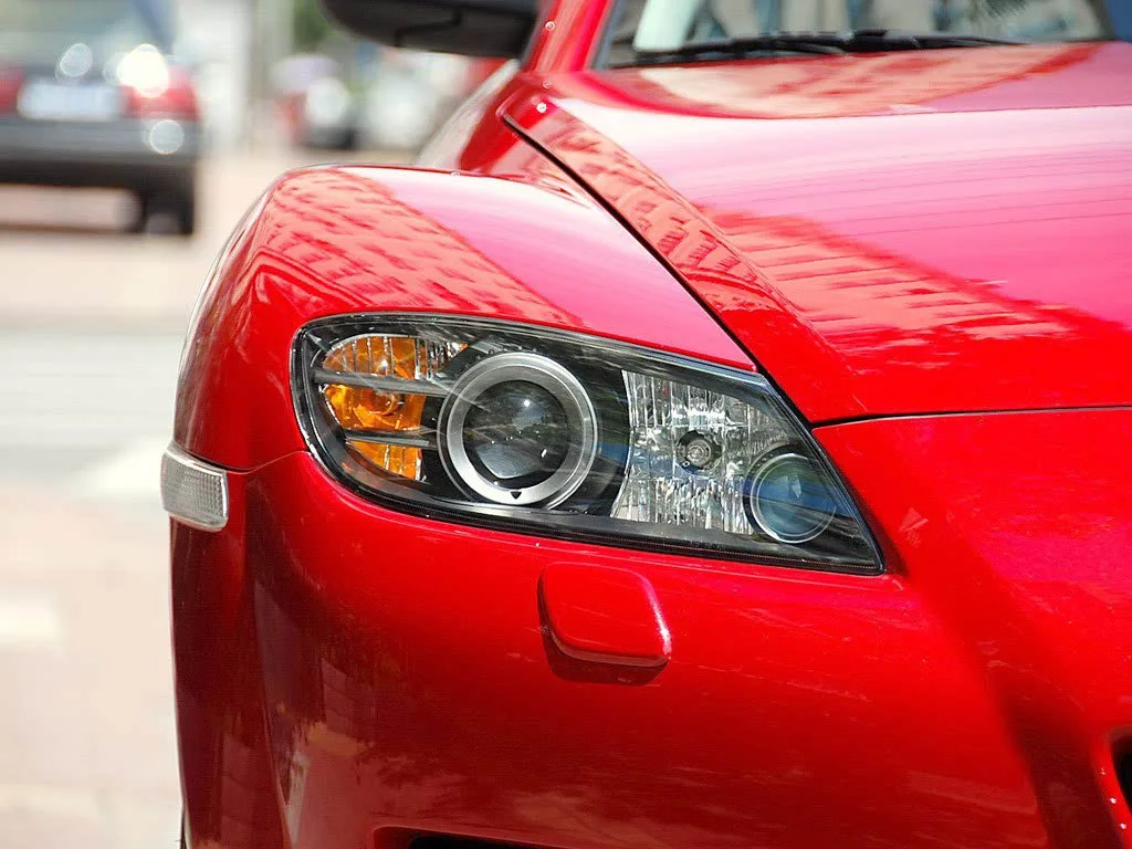 لمازدا RX8 2001-2010 كشافات غطاء قناع شفاف غطاء مصباح المصباح قذيفة عدسة استبدال عاكس الضوء الأصلي