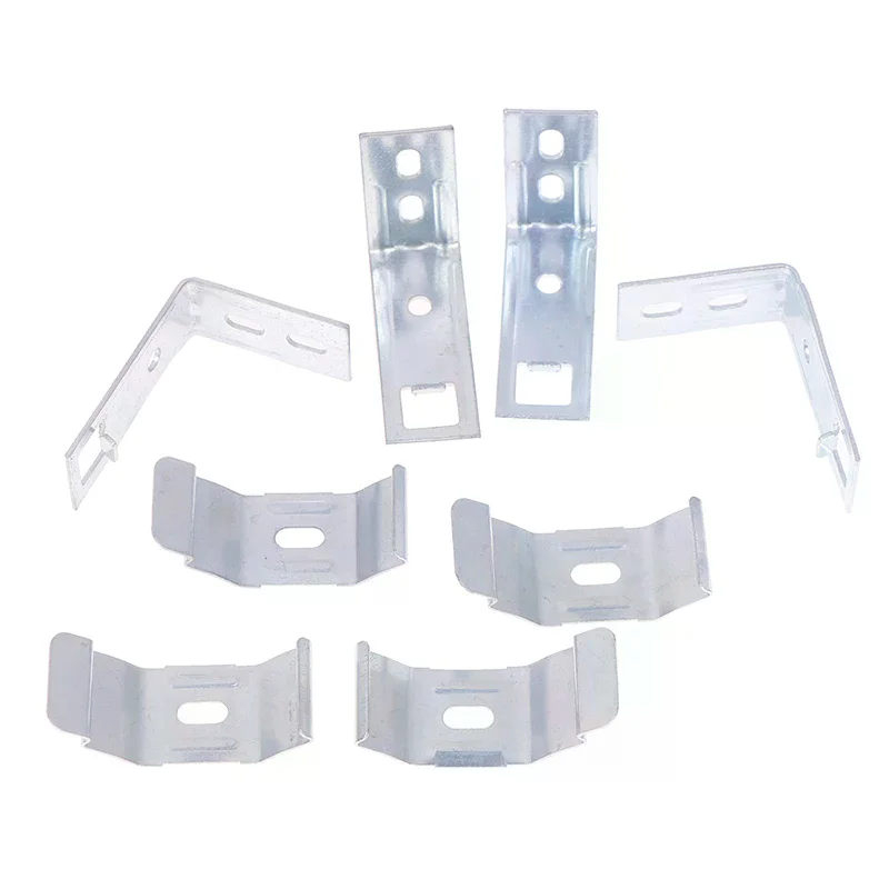 Hot Sale 4Sets Blinds Accessories Metal Louver Bracket Mounting Holder Brackets Curtain Fixing For Window Fixation