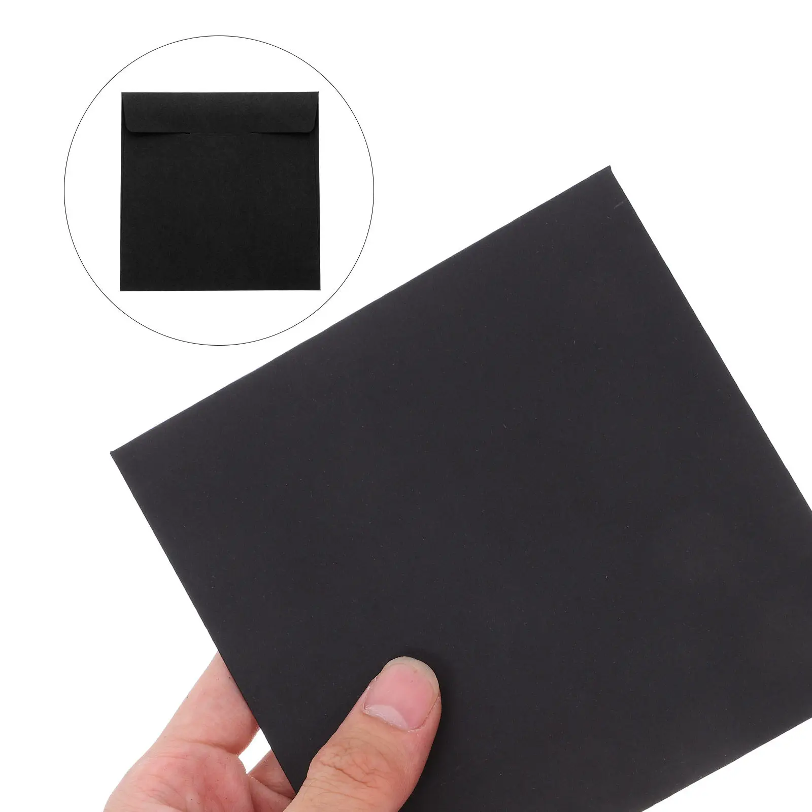 50Pcs Paper Packaging Envelope Holder Cd Envelopes For Vintage Sleeves Dvd Storage Square Disc
