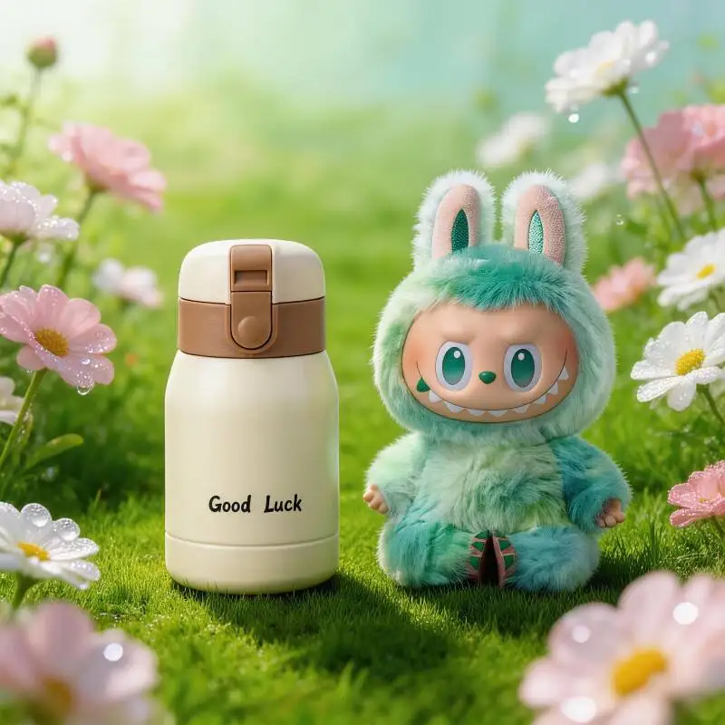 

Термос-кружка POP MART THE MONSTERS Forward High Energy Series LABUBU с функцией контроля температуры и вакуумной изоляцией