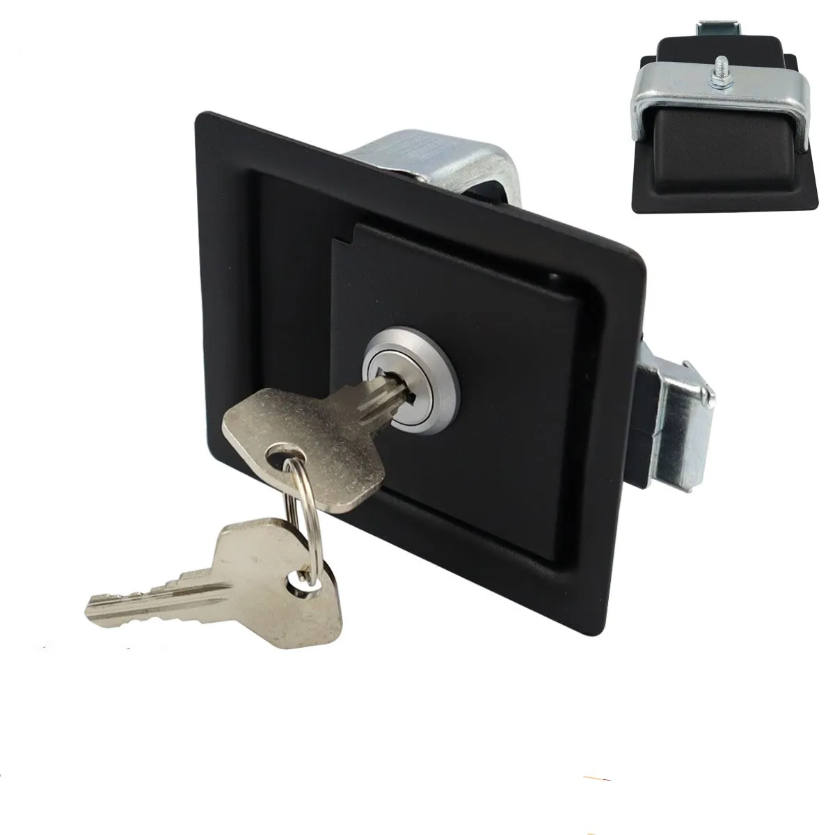Marine Boat Yacht RV Accessories Rv Car Paddle Entry Door Lock Latch Handle Knob Camper-Trailer Pull Type Panel Door Lock