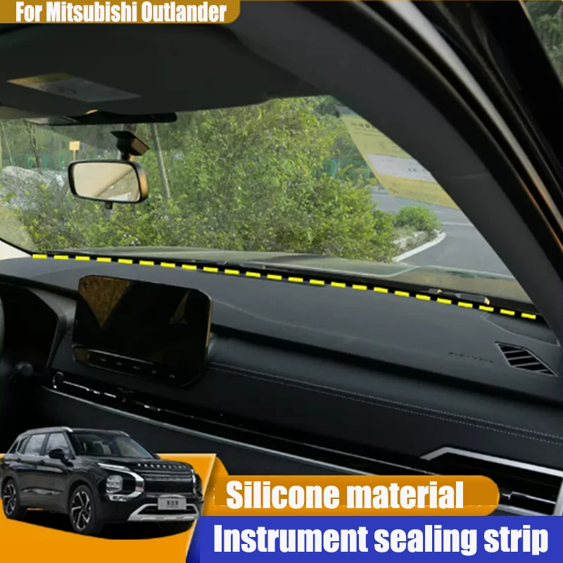 For Mitsubishi Outlander 2023 Door anti-collision strip, exterior decoration, door edge sealing strip, protective adhesive strip