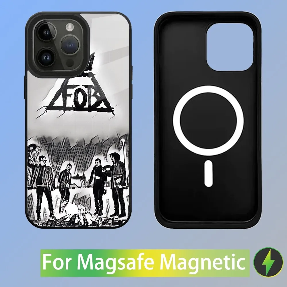 F-Fall Out B-Boy Band Phone Case For iPhone 15,14,13,12,11,Plus,Pro,Max Mini Magsafe Magnetic Wireless Charging