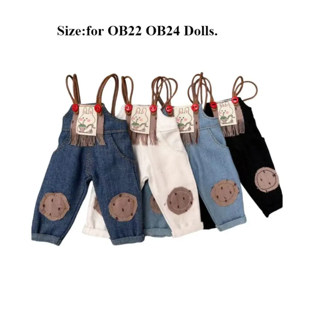 Hoge kwaliteit modepopschoenen 10 stijlen poppenaccessoires denim riembroek voor OB22 OB24 poppen